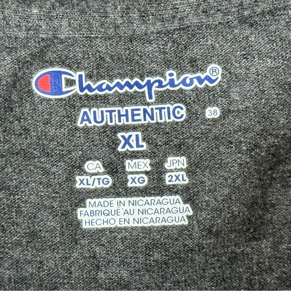 Champion Georgia Bulldogs Graphic T-Shirt Gray XL Authentic NCAA - Picture 4 of 7